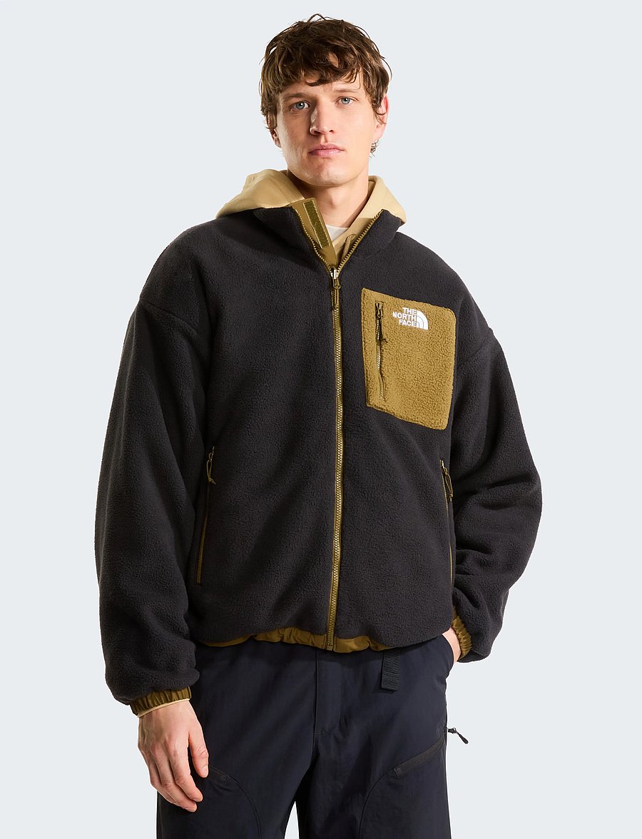 The North Face - M YUMIORI REVERSIBLE JACKET - fleece og mellemlag - caraway seed/tnf black - 0