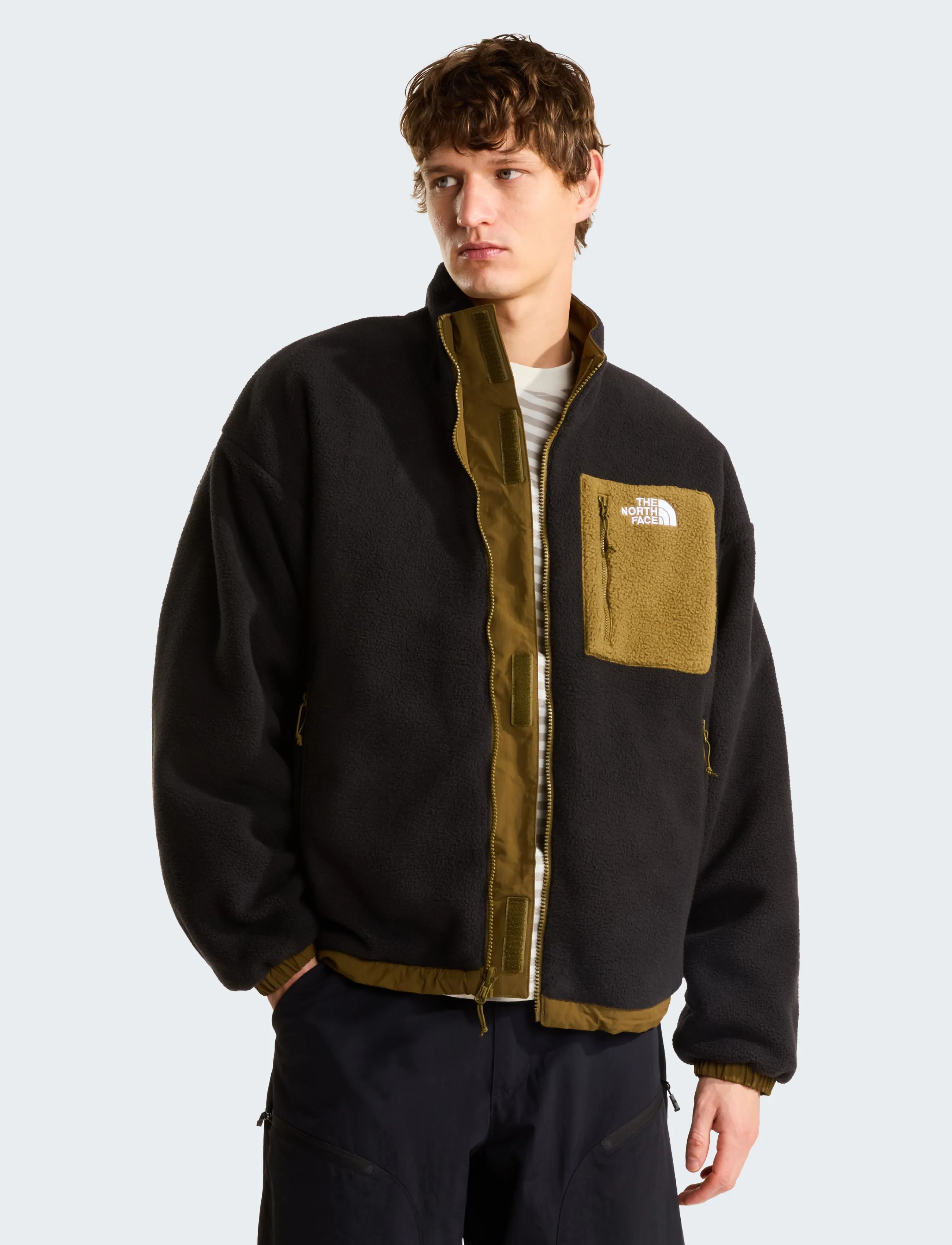The North Face M YUMIORI REVERSIBLE JACKET - Üleriided - CARAWAY SEED/TNF BLACK / black