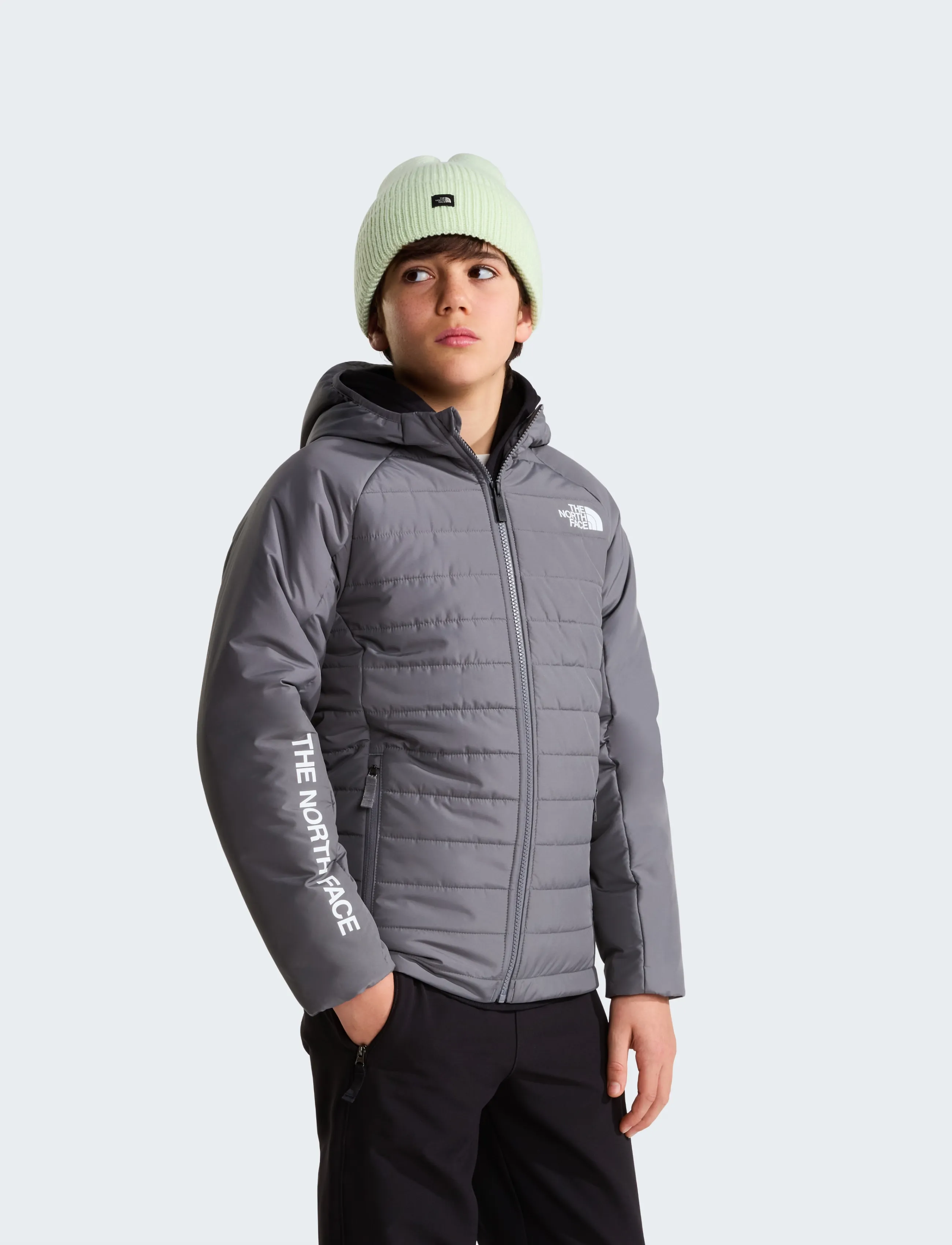 The North Face B Never Stop Synthetic Jacket, S, Jackets & Coats, Grau - Puffer Padded, Kinder
