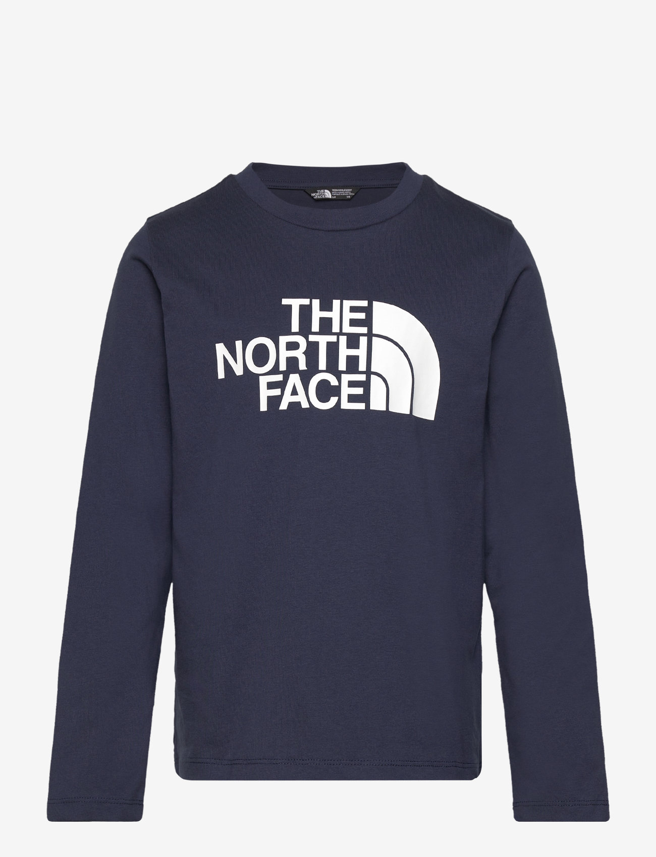 The North Face - TEEN EASY L/S TEE - långärmade t-shirts - summit navy - 1