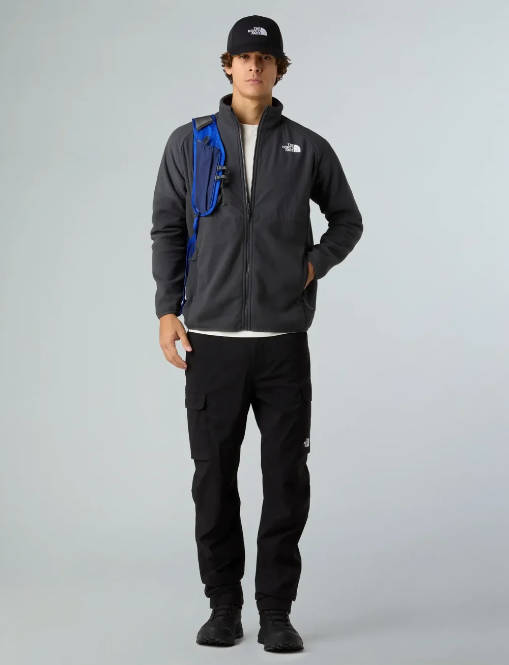 The North Face - M GLACIER HEAVYWEIGHT FULL ZIP - fleece og mellemlag - grey - 3