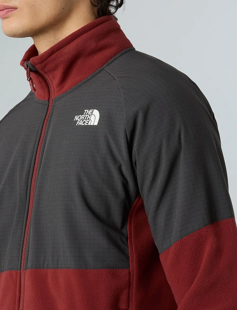 The North Face - M GLACIER HEAVYWEIGHT FULL ZIP - fleece & midlayer - sumac/asphalt grey - 3