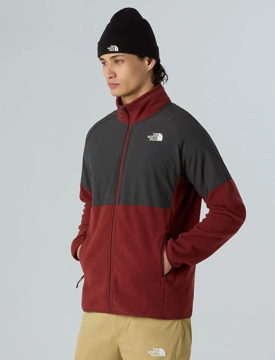 The North Face - M GLACIER HEAVYWEIGHT FULL ZIP - fleece & midlayer - sumac/asphalt grey - 4