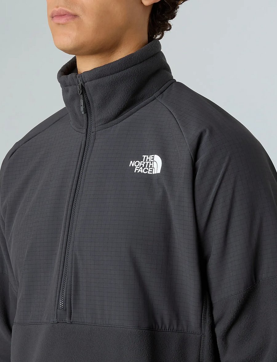 The North Face - M GLACIER HEAVYWEIGHT 1/2 ZIP - flīsa un siltās jakas - grey - 5