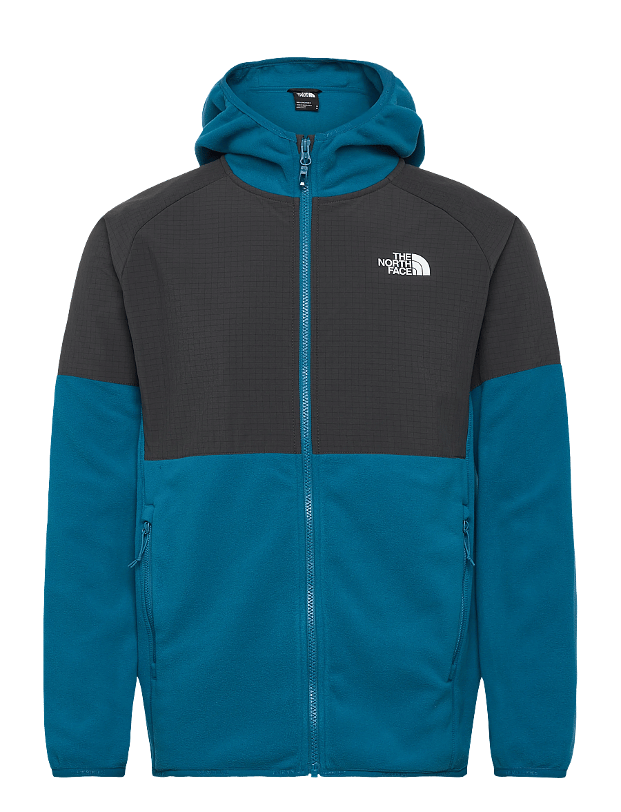The North Face - M GLACIER HEAVYWEIGHT FULL ZIP HD - fleece og mellemlag - dusk blue/asphalt grey - 0