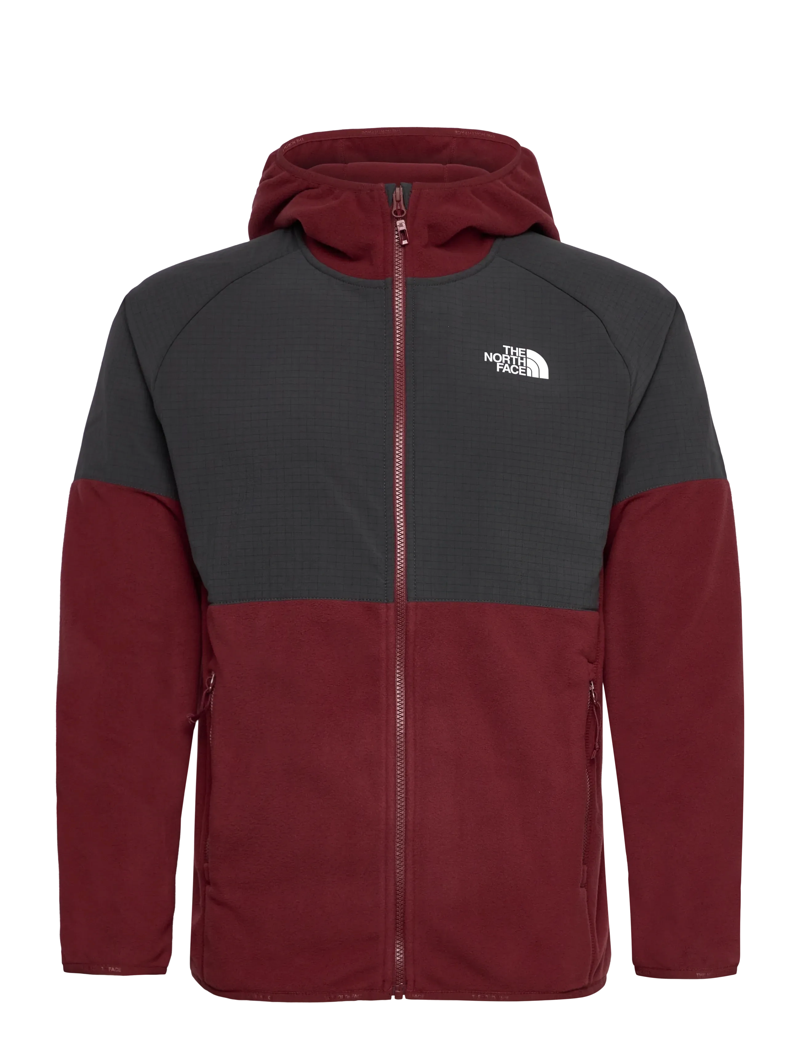 THE NORTH FACE M Glacier Heavyweight Full Zip Hd Burgundy - XS - Herren