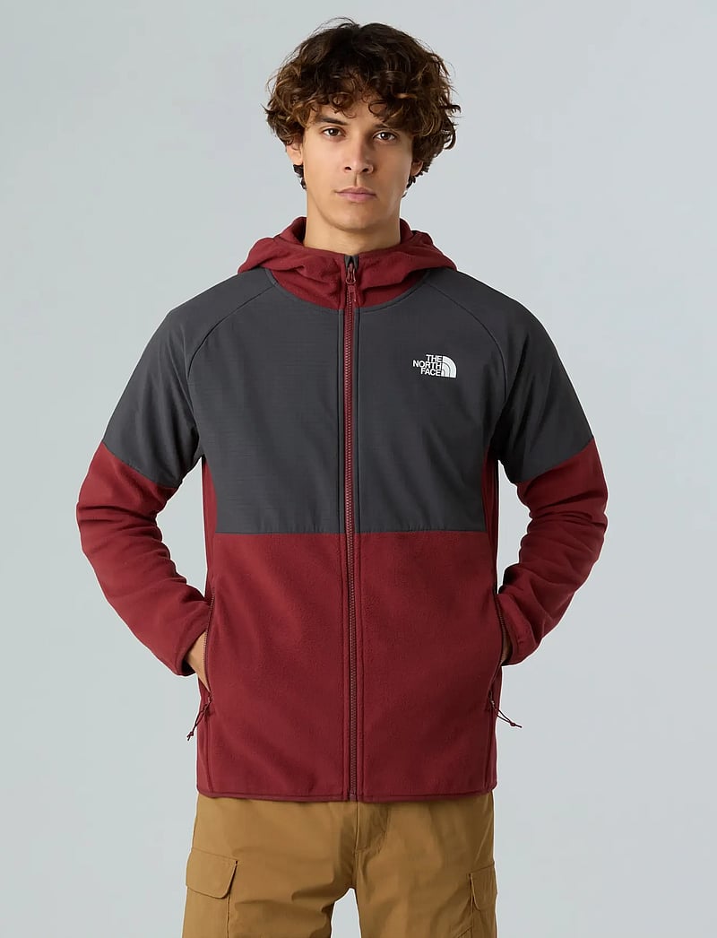 The North Face - M GLACIER HEAVYWEIGHT FULL ZIP HD - fleece og mellemlag - sumac/asphalt grey - 0