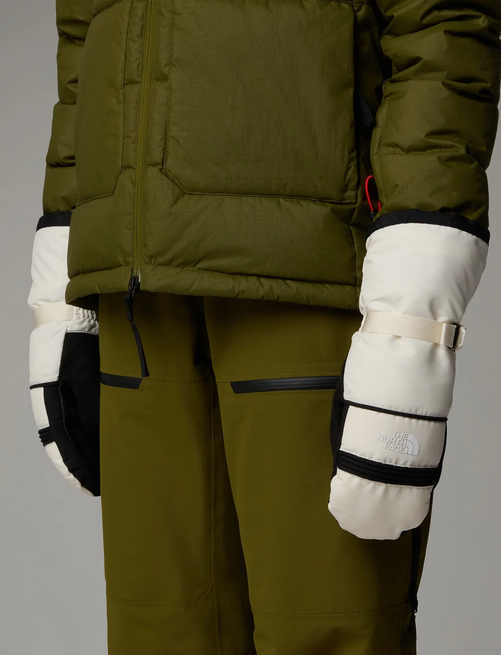 The North Face - W MONTANA SKI MITT - fäustlinge - white dune - 0