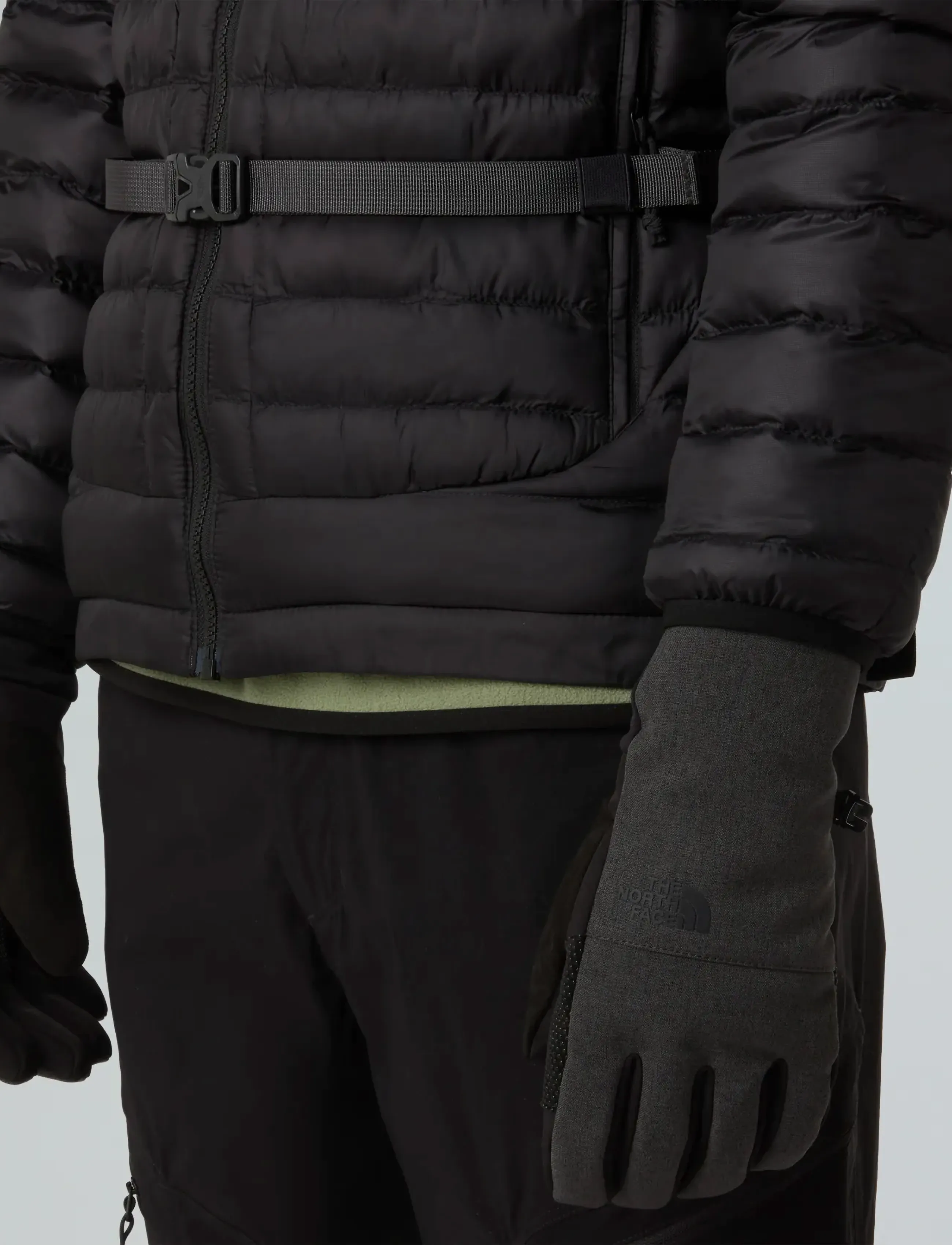 The North Face M Apex Insulated Etip Glove, L, Grey, Sport Gloves > Sport Finger Gloves, Herre