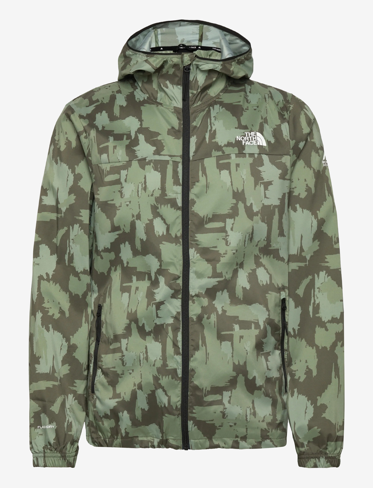 The North Face - M MOUNTAIN ATHLETICS HD WIND JKT-PRINT - outdoor jacken - new taupe green painted - 0