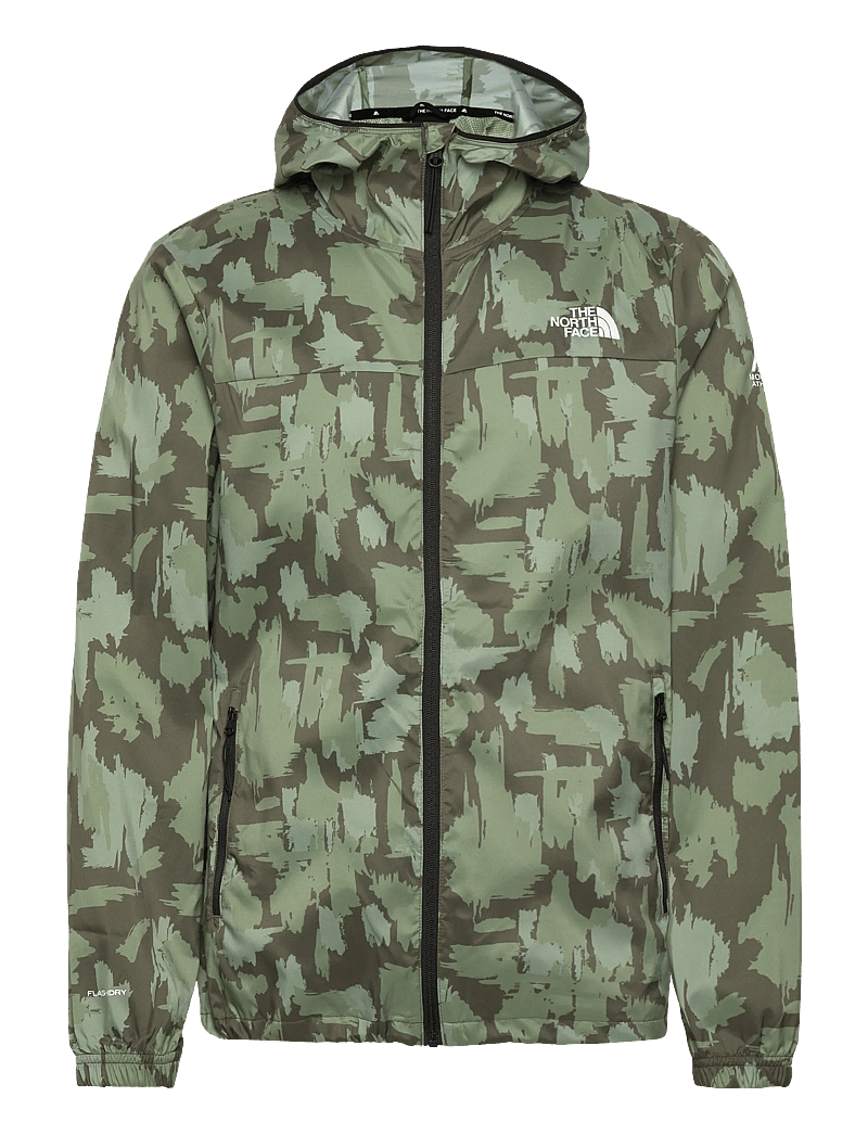 The North Face - M MOUNTAIN ATHLETICS HD WIND JKT-PRINT - new taupe green painted - 0