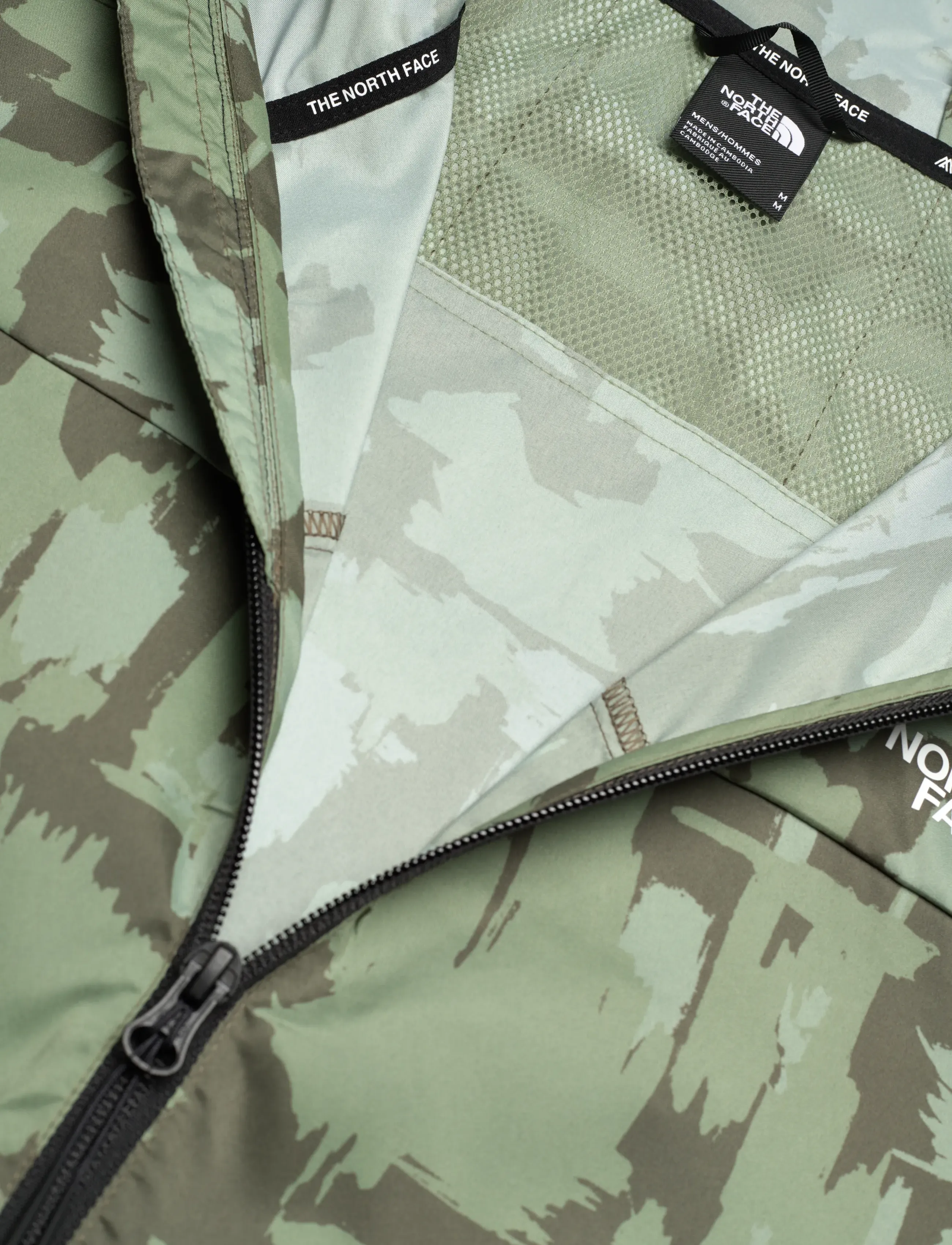 The North Face - M MOUNTAIN ATHLETICS HD WIND JKT-PRINT - new taupe green painted - 2