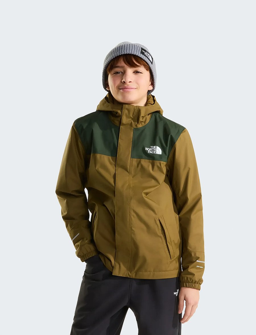 The North Face - B ANTORA RAIN JACKET - skal- & regnjackor - caraway seed/bottle gre - 0