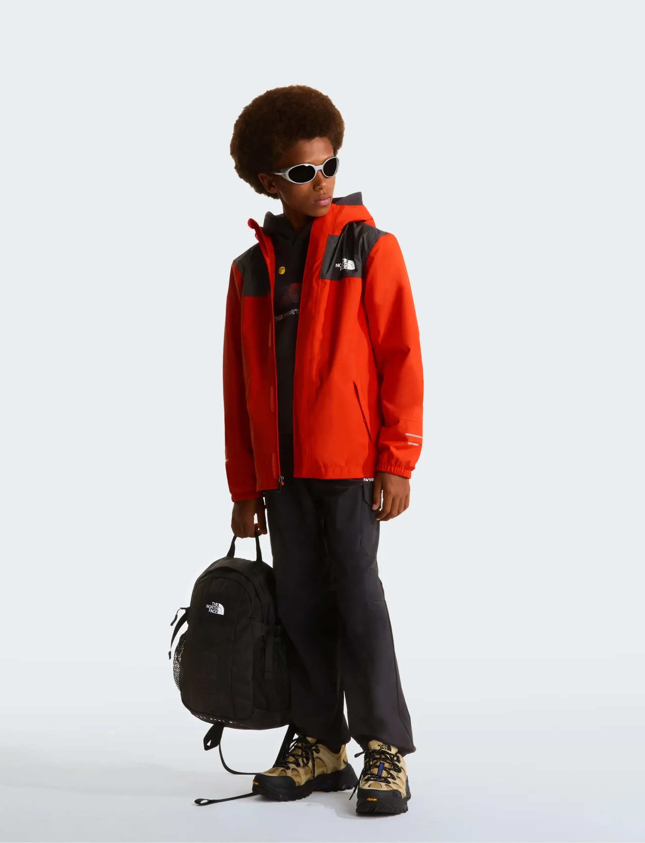 The North Face - B ANTORA RAIN JACKET - shell- & regenjacken - lava red - 3
