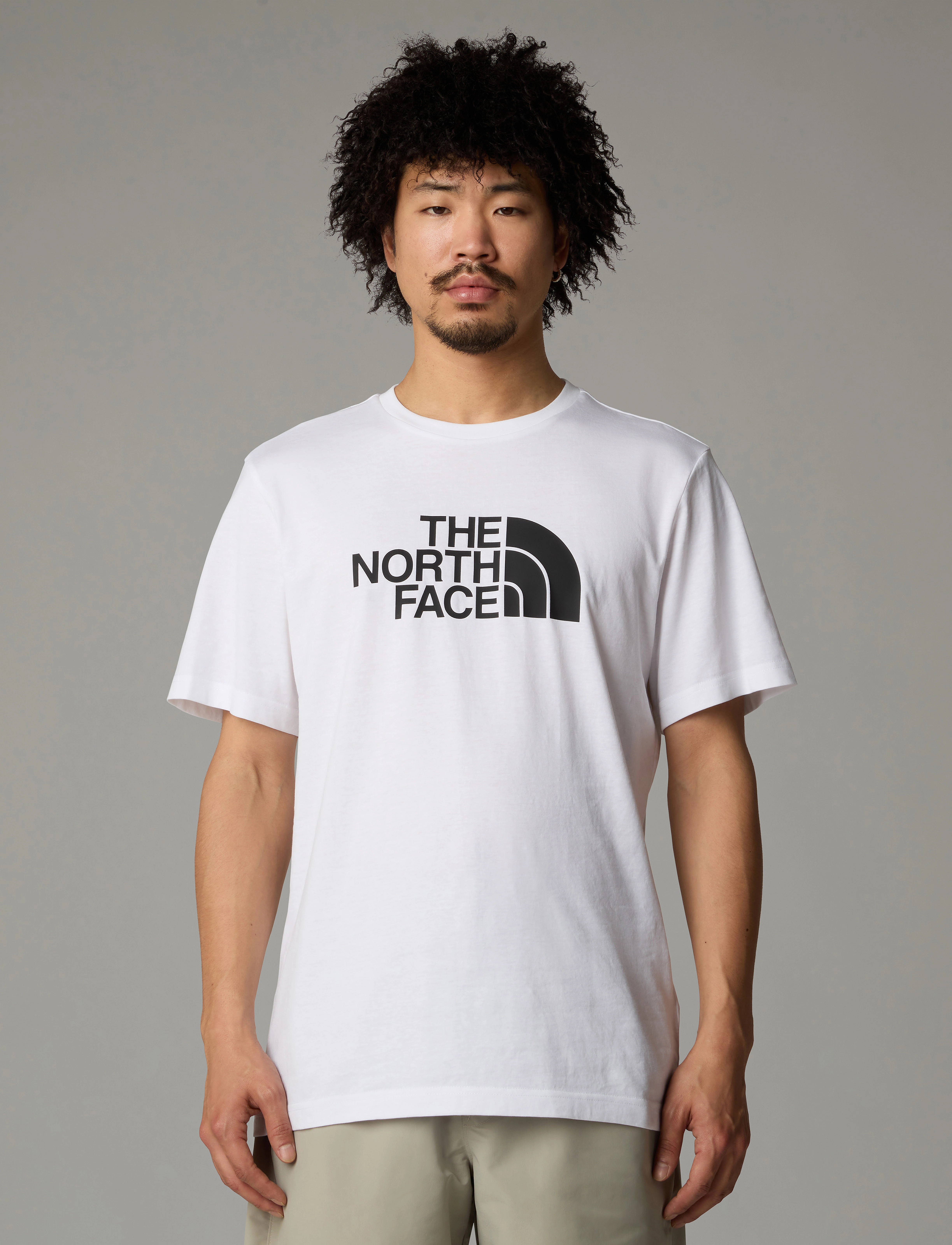 The North Face M Ss Easy Tee, Mænd, T-Shirt, Hvid, Str: XS