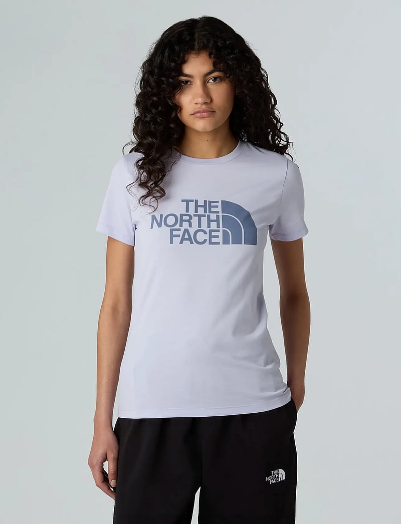 The North Face - W SS EASY TEE - t-shirts - soft purple/twilight ga - 0