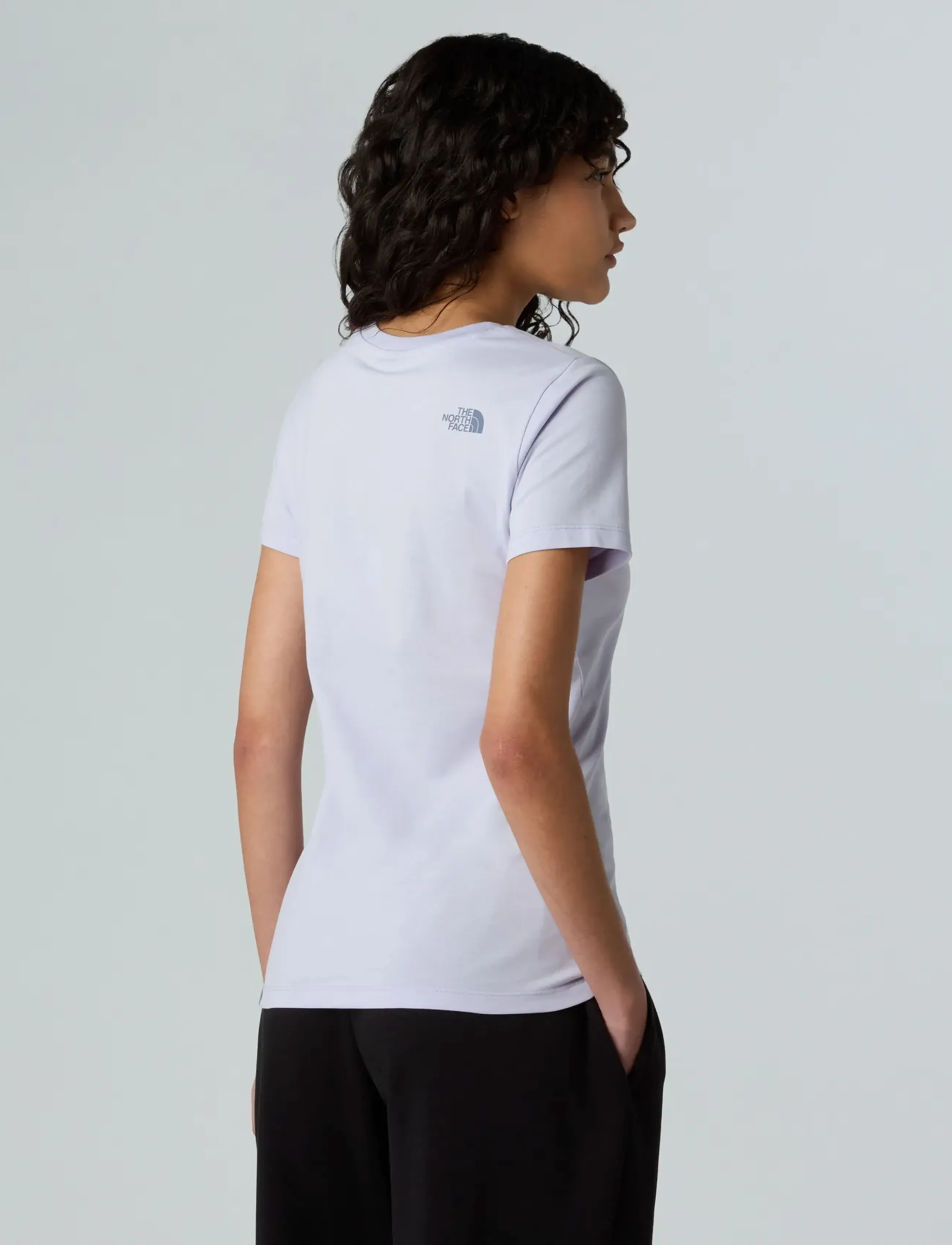 The North Face - W SS EASY TEE - sportinės palaidinukės - soft purple/twilight ga - 4