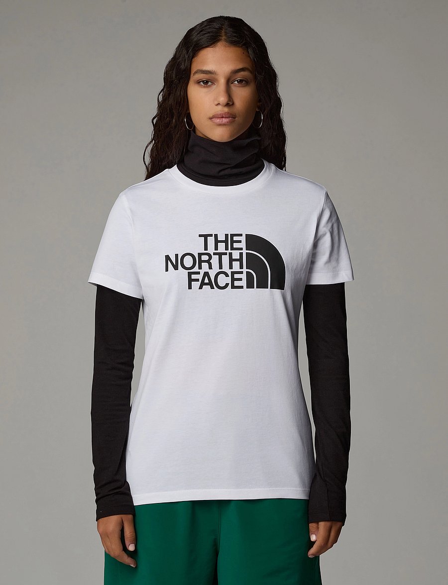 The North Face - W SS EASY TEE - t-shirts - white - 0
