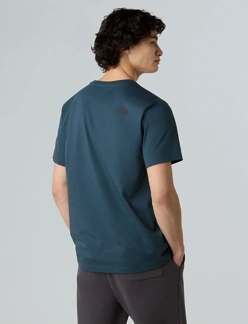 The North Face - M SS FINE TEE - t-shirts - deep cypress - 4