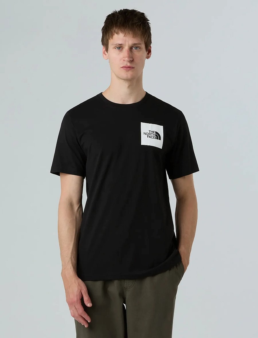 The North Face - M SS FINE TEE - oberteile & t-shirts - tnf black - 0