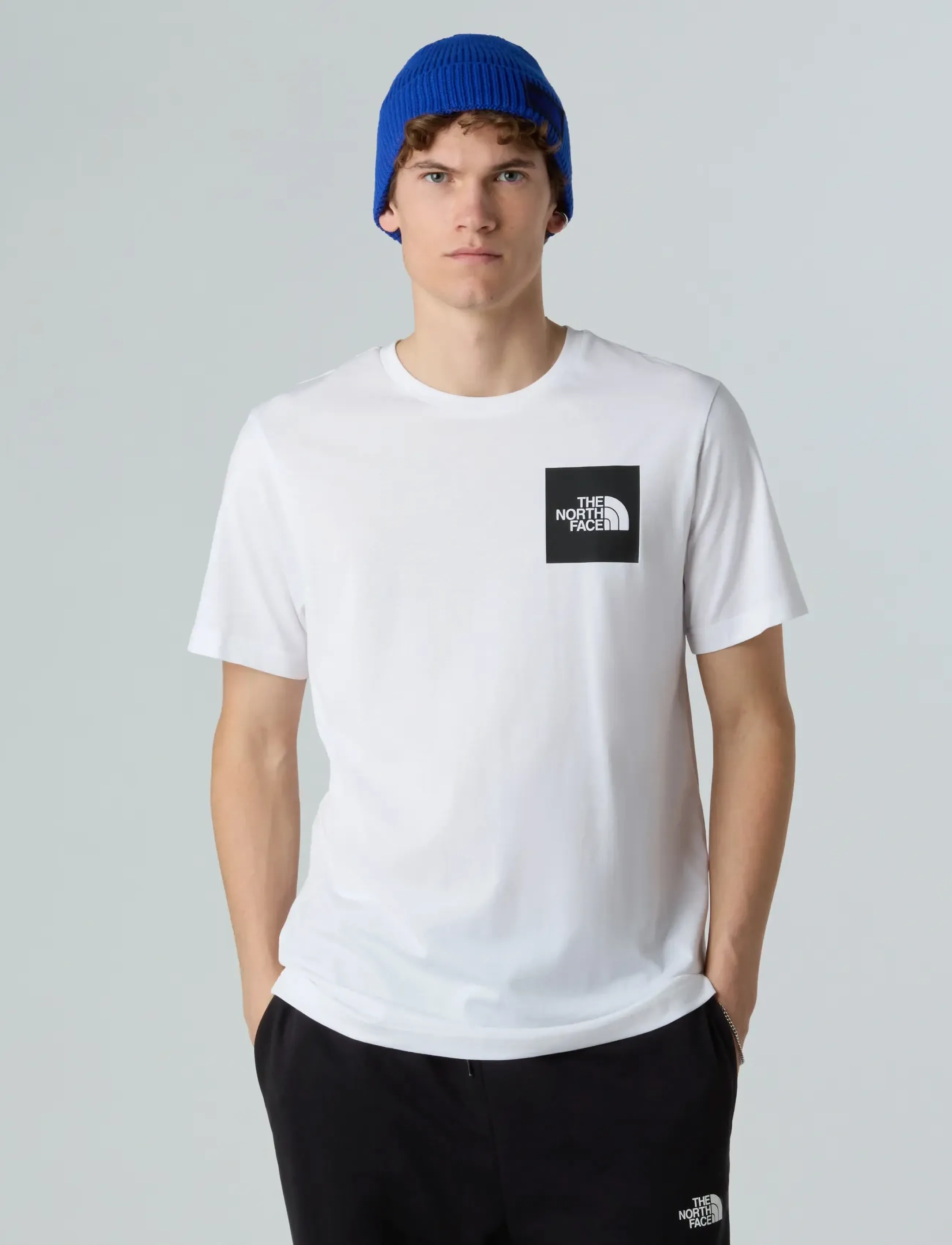 The North Face M S/S FINE TEE - T-Shirts - TNF WHITE / white