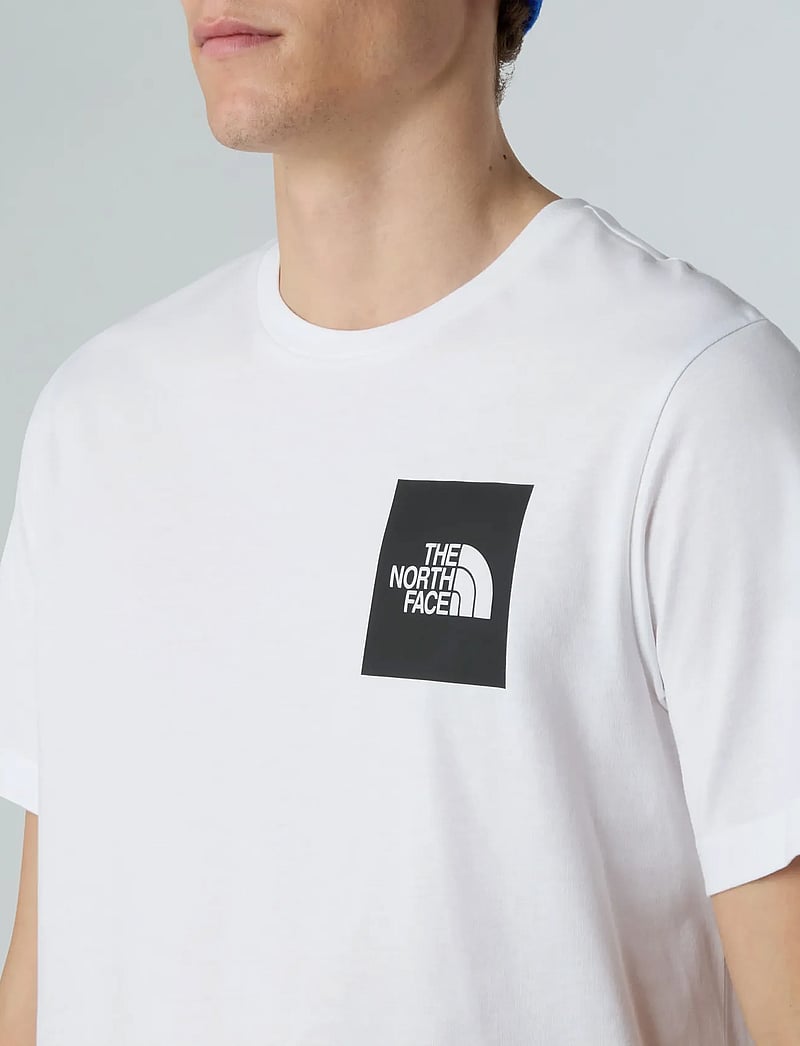 The North Face - M SS FINE TEE - tops & t-shirts - tnf white - 5