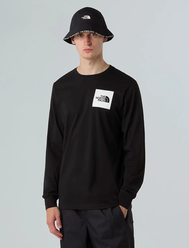 The North Face - M L/S FINE TEE - långärmade tröjor - tnf black - 0