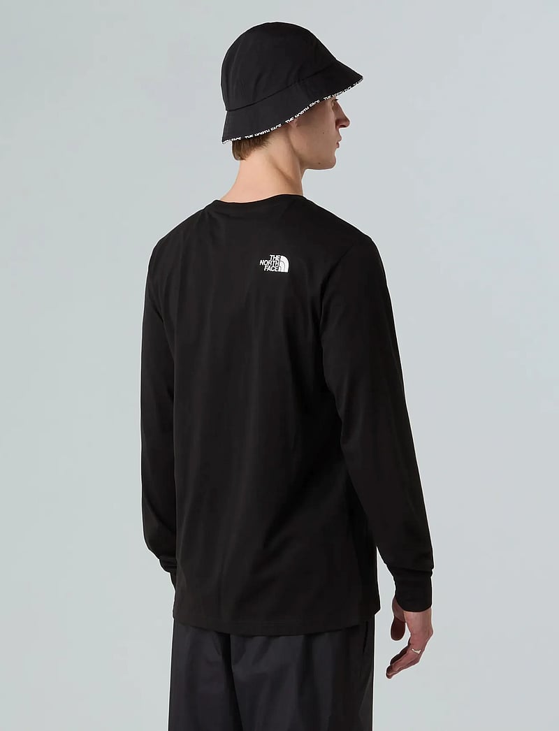The North Face - M L/S FINE TEE - långärmade tröjor - tnf black - 4