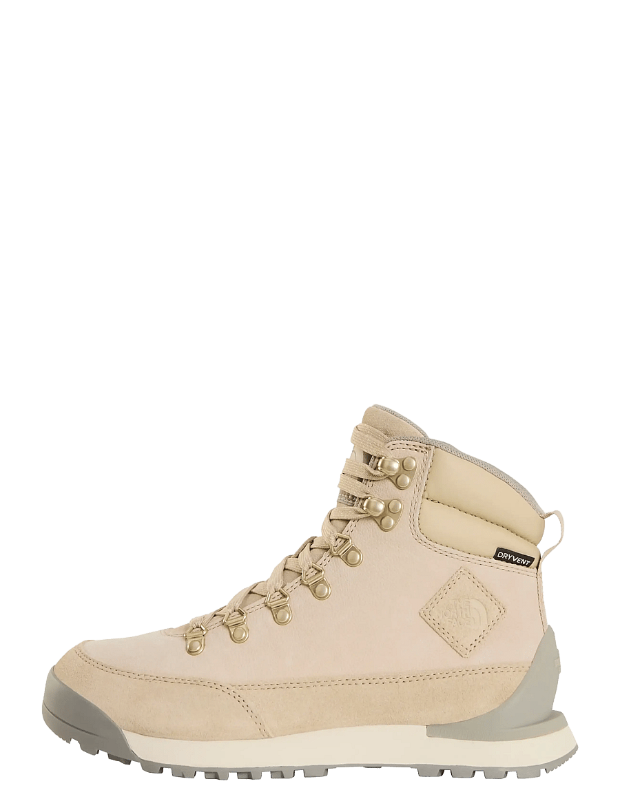 The North Face - W BACK-TO-BERKELEY IV LEATHER WP - vinterstøvler - timeless taupe/stone sl - 0