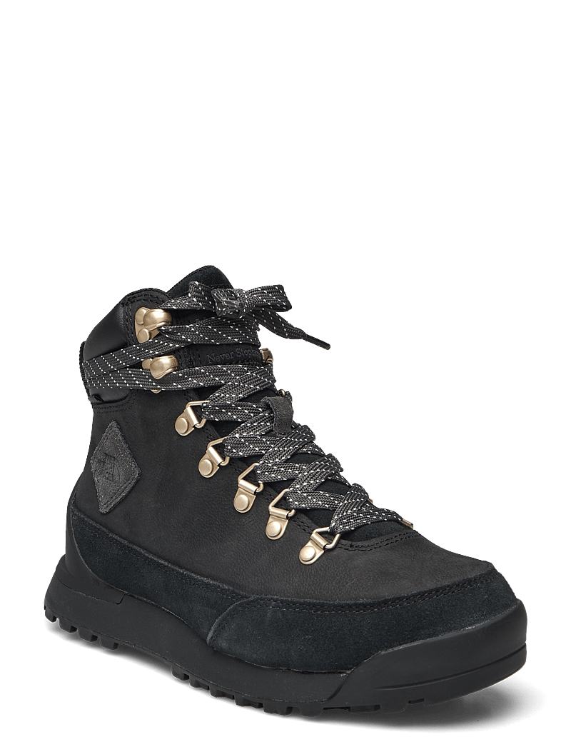 The North Face - W BACK-TO-BERKELEY IV LEATHER WP - vinterkängor - tnf black/tnf black - 1