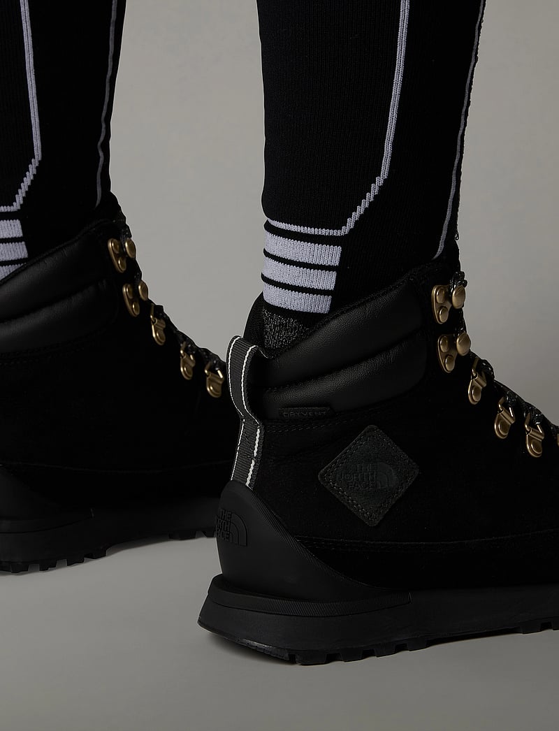 The North Face - W BACK-TO-BERKELEY IV LEATHER WP - vinterkängor - tnf black/tnf black - 0