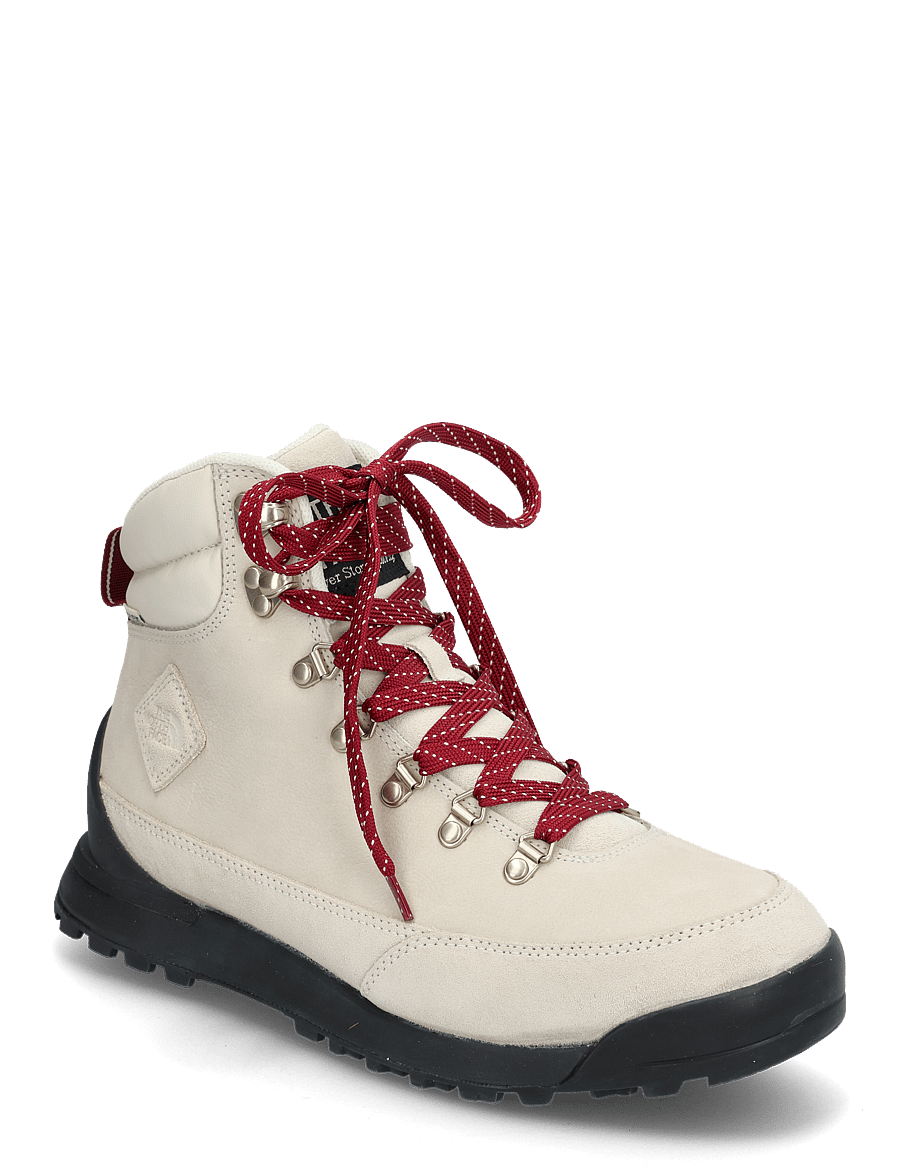 The North Face - W BACK-TO-BERKELEY IV LEATHER WP - vinterstøvler - white dune/tnf black - 1