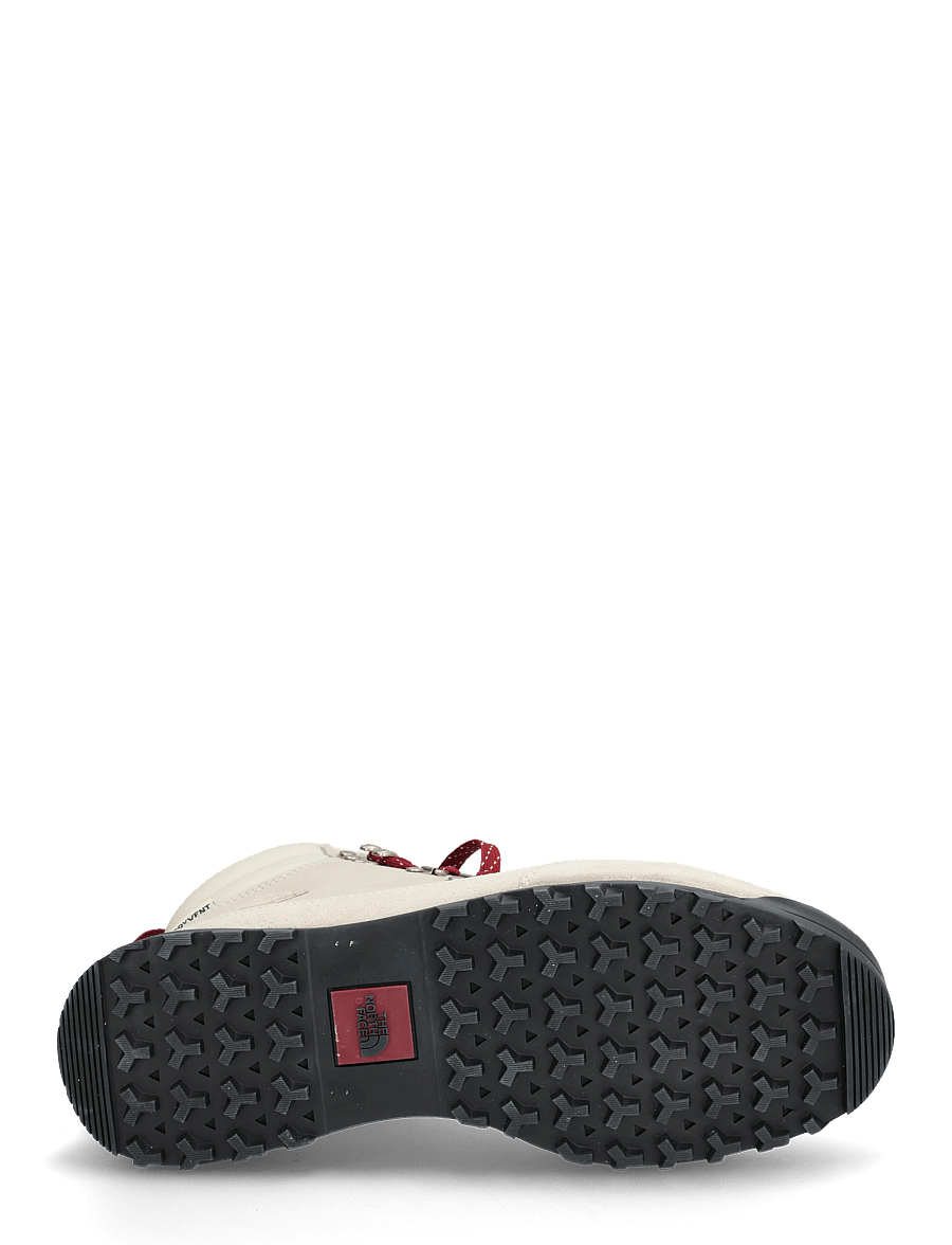 The North Face - W BACK-TO-BERKELEY IV LEATHER WP - vinterstøvler - white dune/tnf black - 5