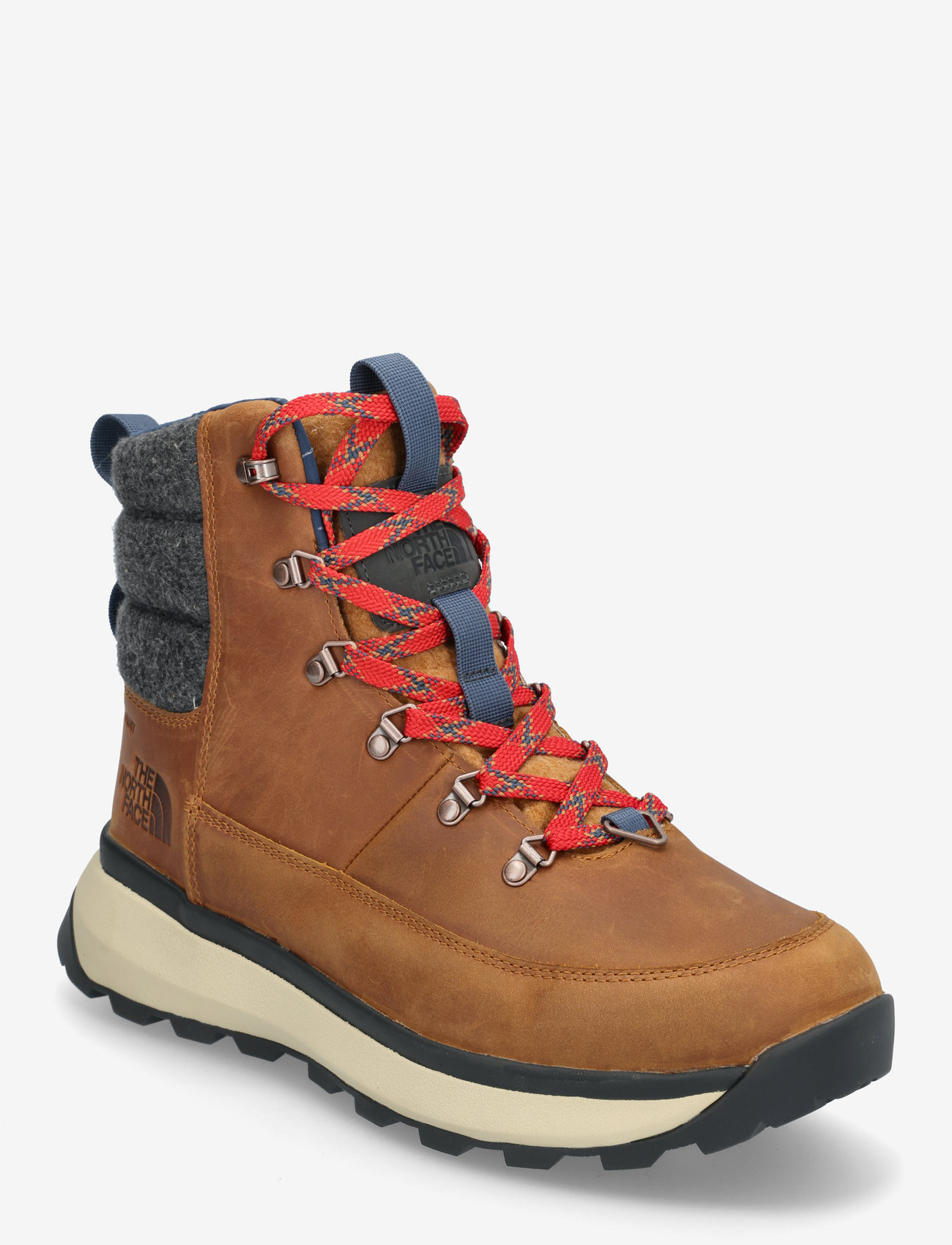 The North Face - M BERGEN LEATHER WP - vandresko - timber tan/tnf red - 1