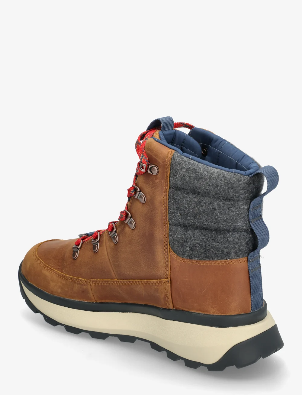 The North Face - M BERGEN LEATHER WP - vandringsskor - timber tan/tnf red - 3