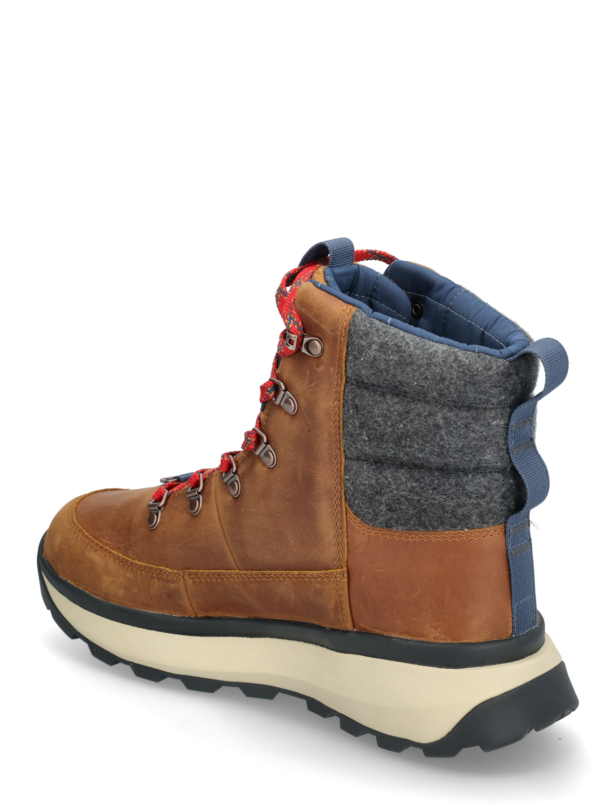 The North Face - M BERGEN LEATHER WP - matka- ja kõndimisjalatsid - timber tan/tnf red - 3