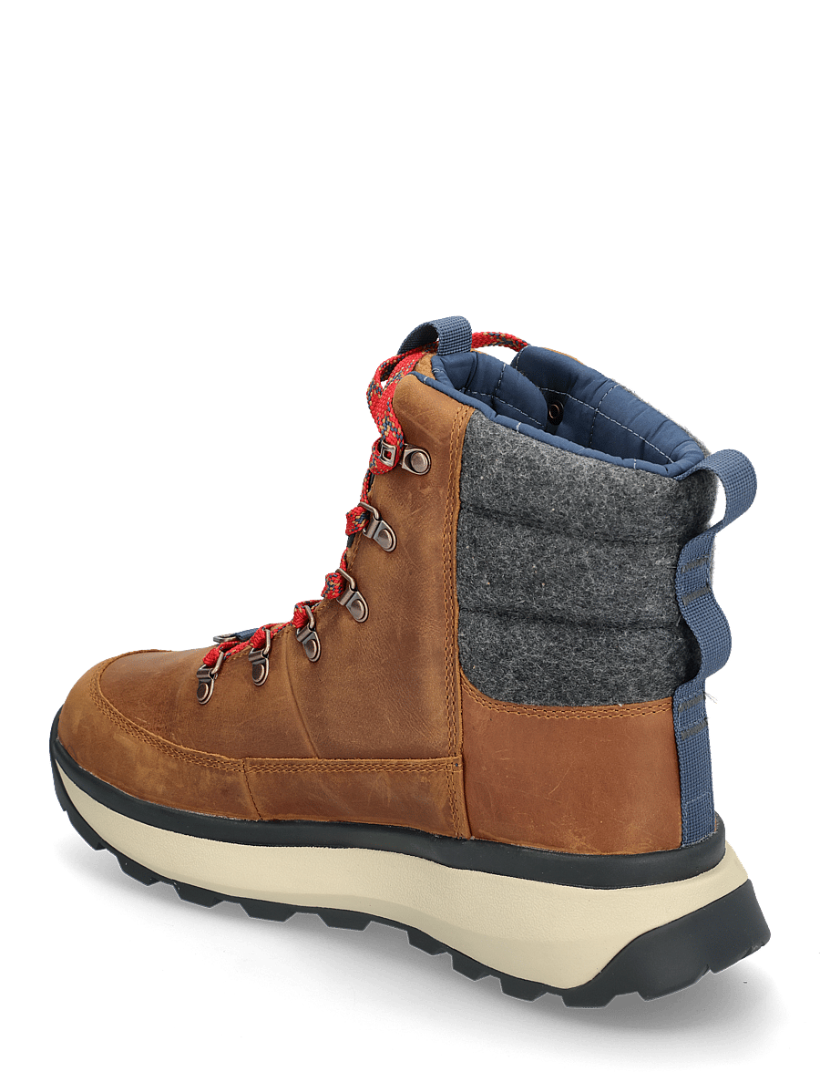 The North Face - M BERGEN LEATHER WP - matka- ja kõndimisjalatsid - timber tan/tnf red - 3