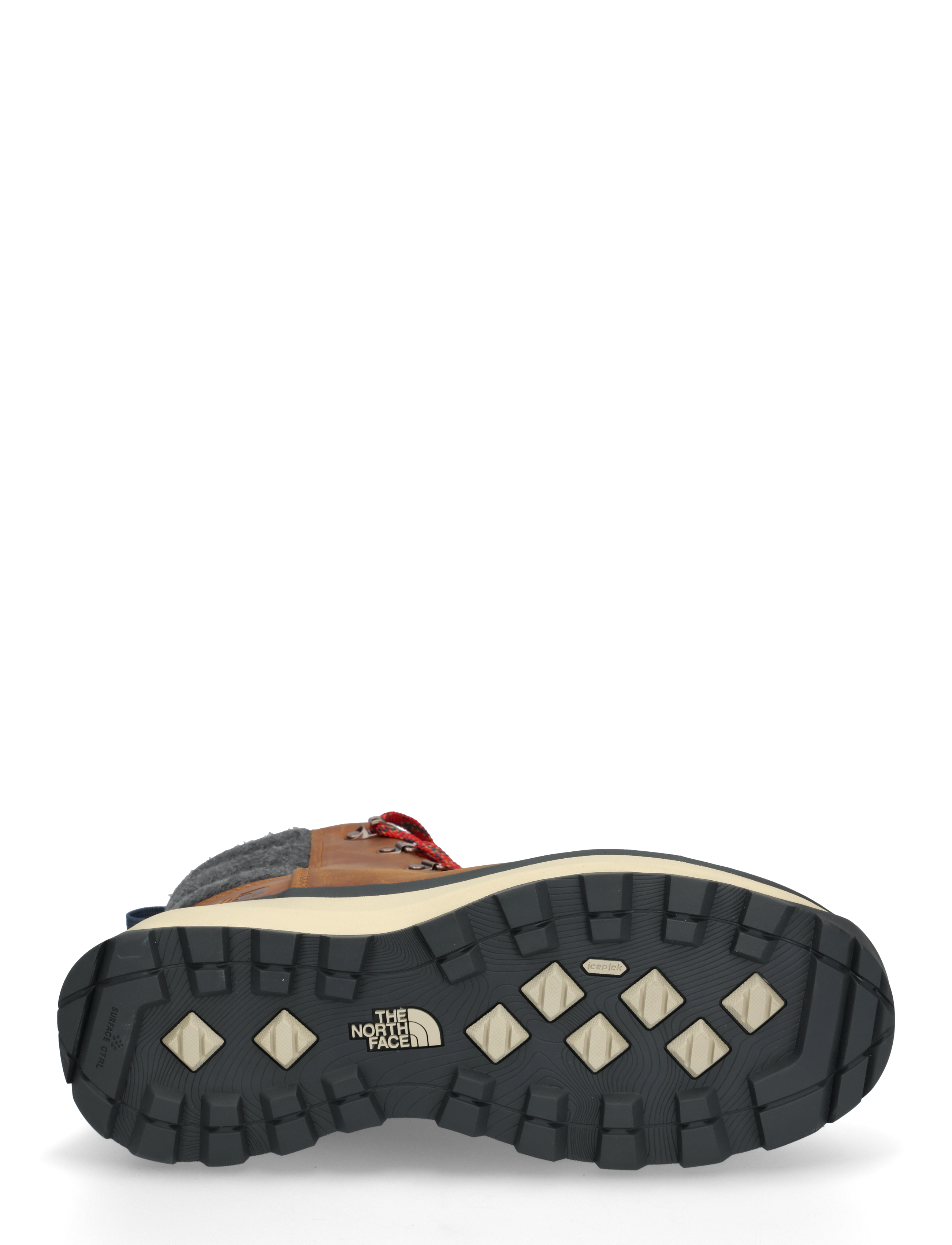 The North Face - M BERGEN LEATHER WP - matka- ja kõndimisjalatsid - timber tan/tnf red - 5