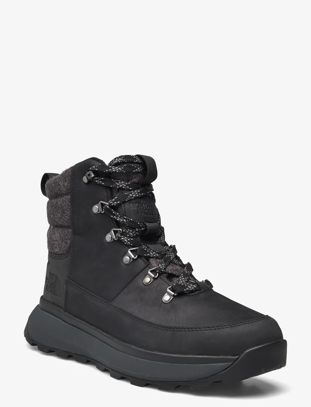 The North Face - M BERGEN LEATHER WP - wanderschuhe - tnf black/tnf black - 1