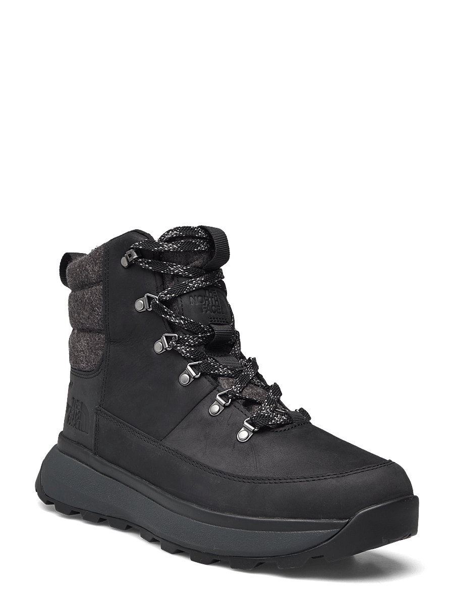 The North Face - M BERGEN LEATHER WP - wanderschuhe - tnf black/tnf black - 1