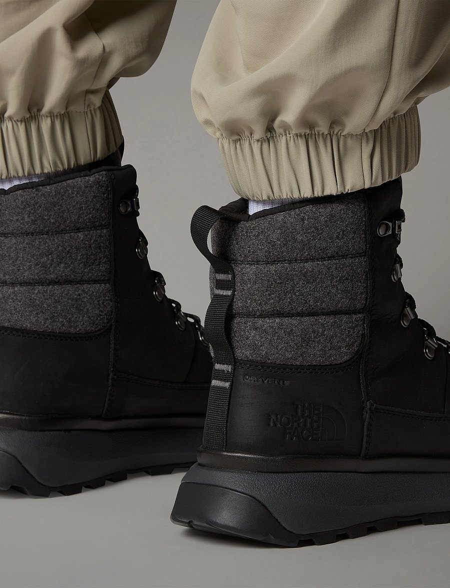 The North Face - M BERGEN LEATHER WP - wanderschuhe - tnf black/tnf black - 0
