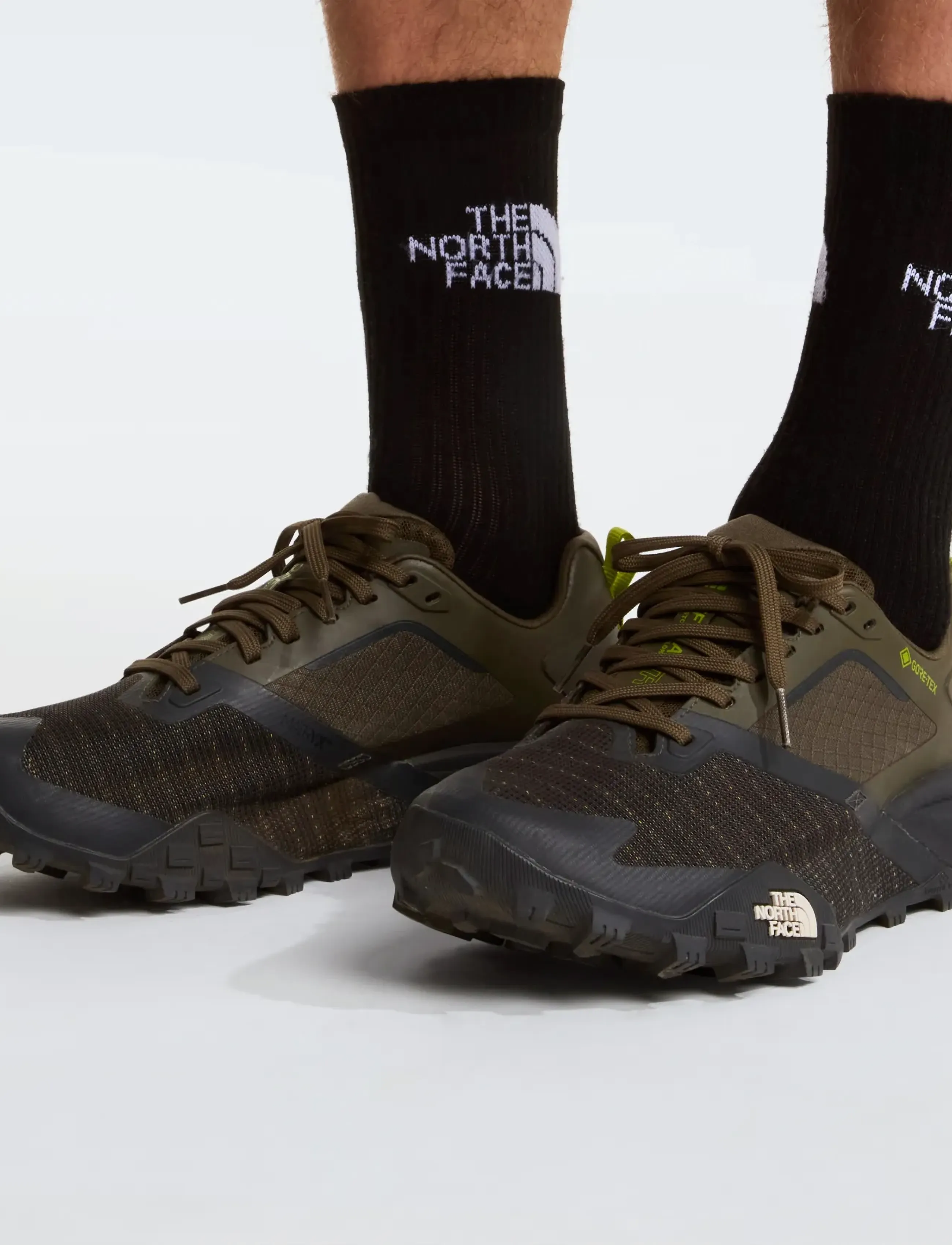The North Face M Offtrail Tr Gore-Tex, 40.5, Sport Schuhe, Khakigrün - Running Männerswear