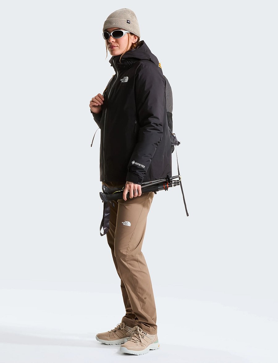 The North Face - W HEDGEHOG GORE-TEX - matka- ja kõndimisjalatsid - timeless taupe/pearl st - 3