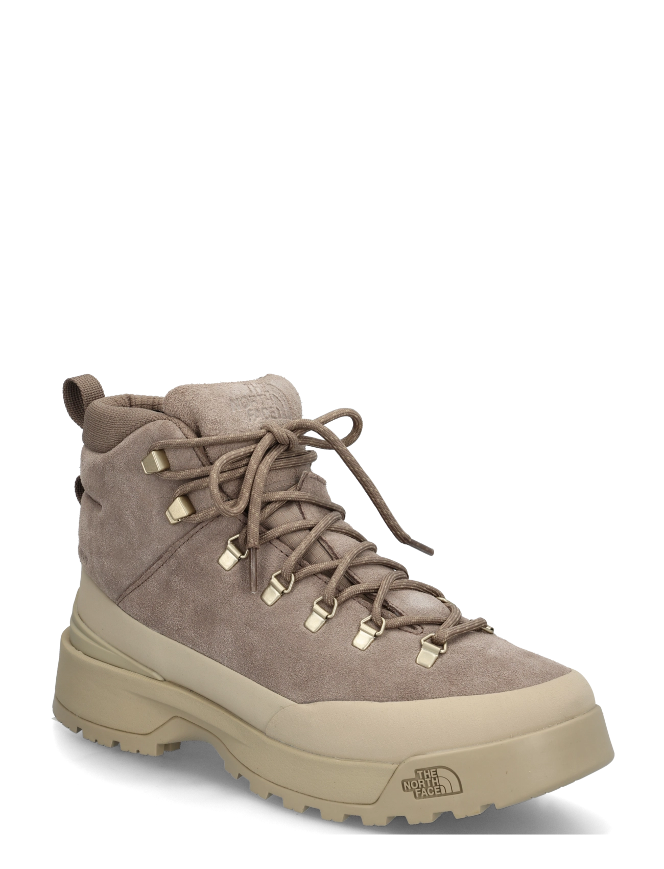 The North Face GLENCLYFFE MID INSULATED WP - Sko - GARNET/TIMELESS TAUPE / beige