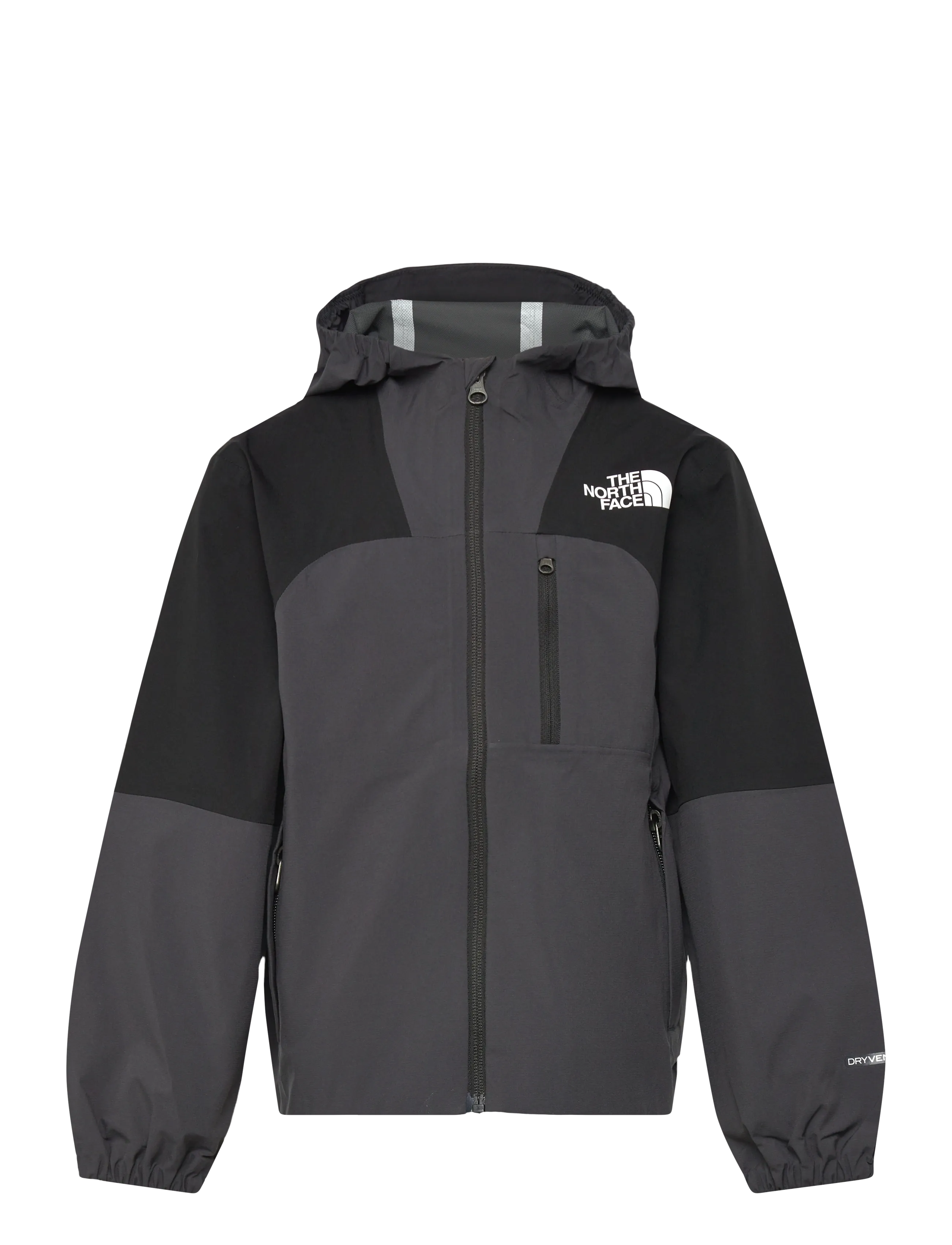 The North Face TEEN HIKE PACKABLE SHELL - Anoraks - BLACK / grey