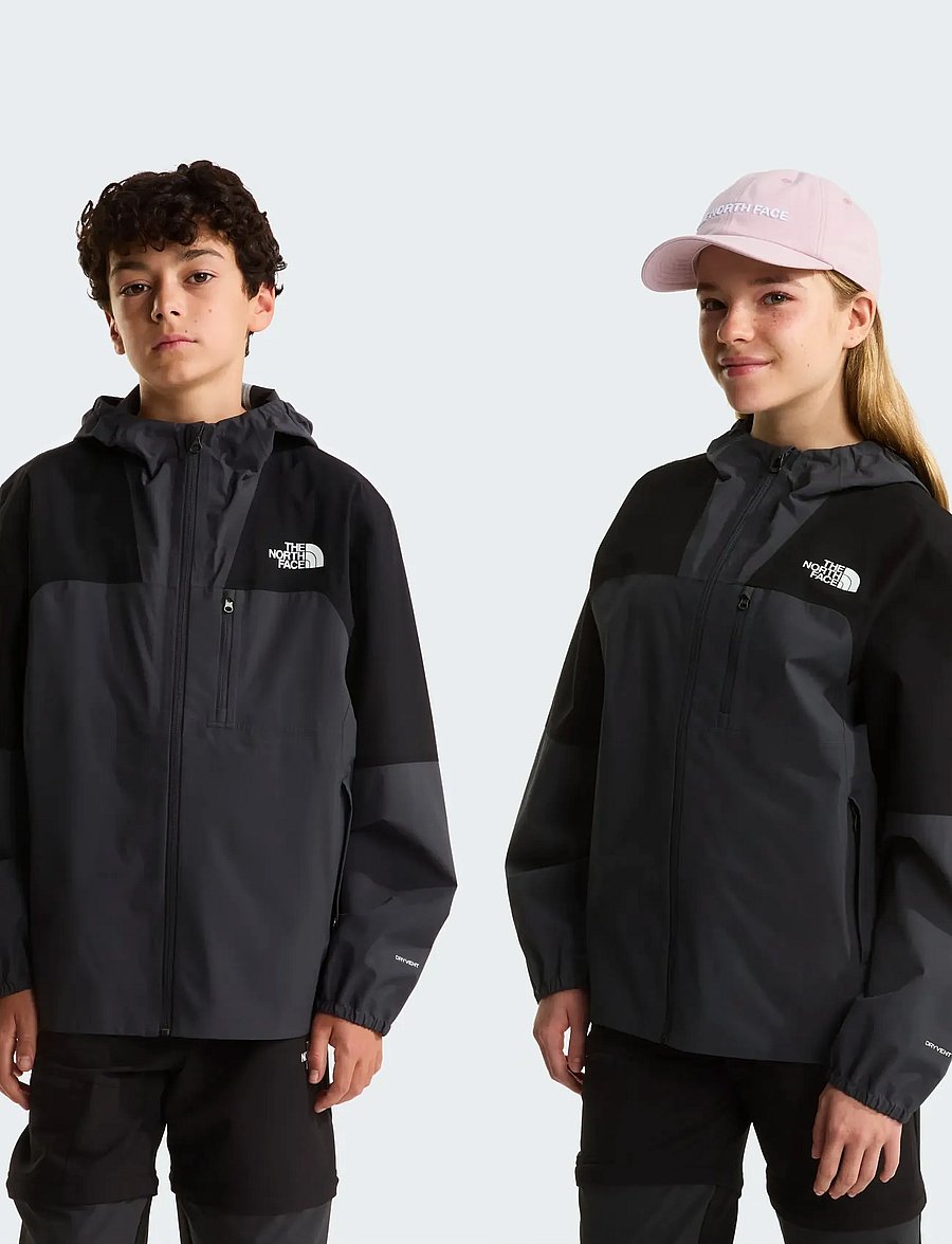 The North Face - TEEN HIKE PACKABLE SHELL - shell- & regenjacken - black - 0