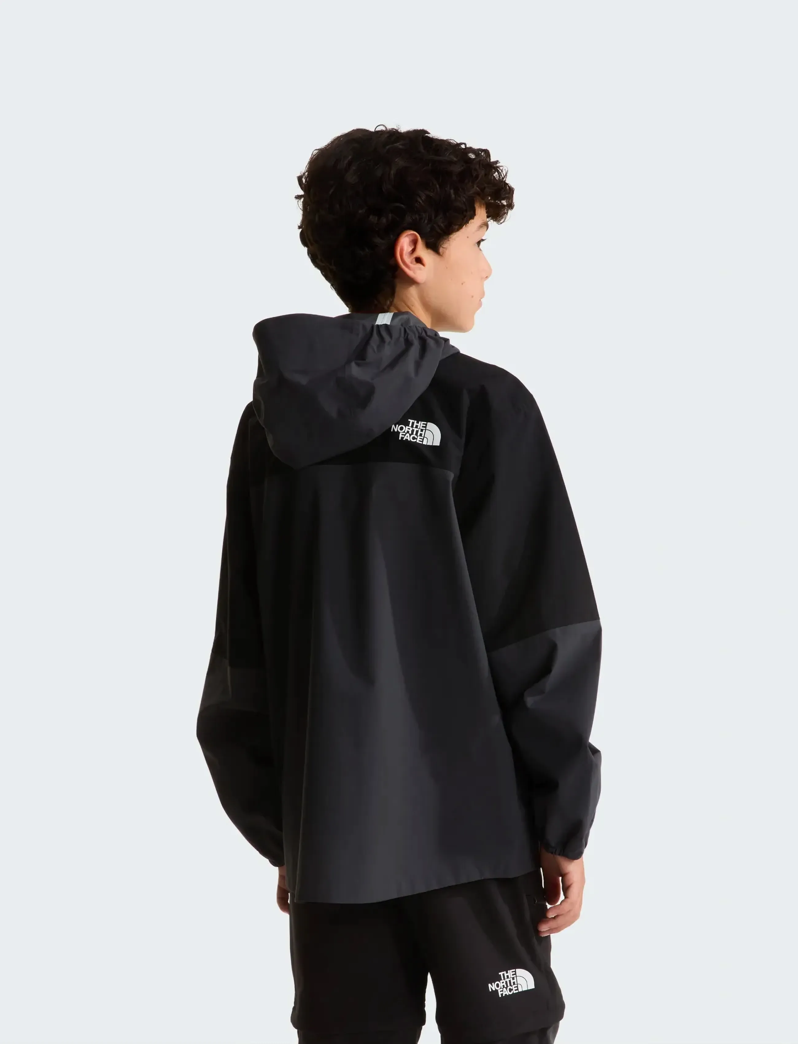 The North Face - TEEN HIKE PACKABLE SHELL - shell- & regenjacken - black - 4
