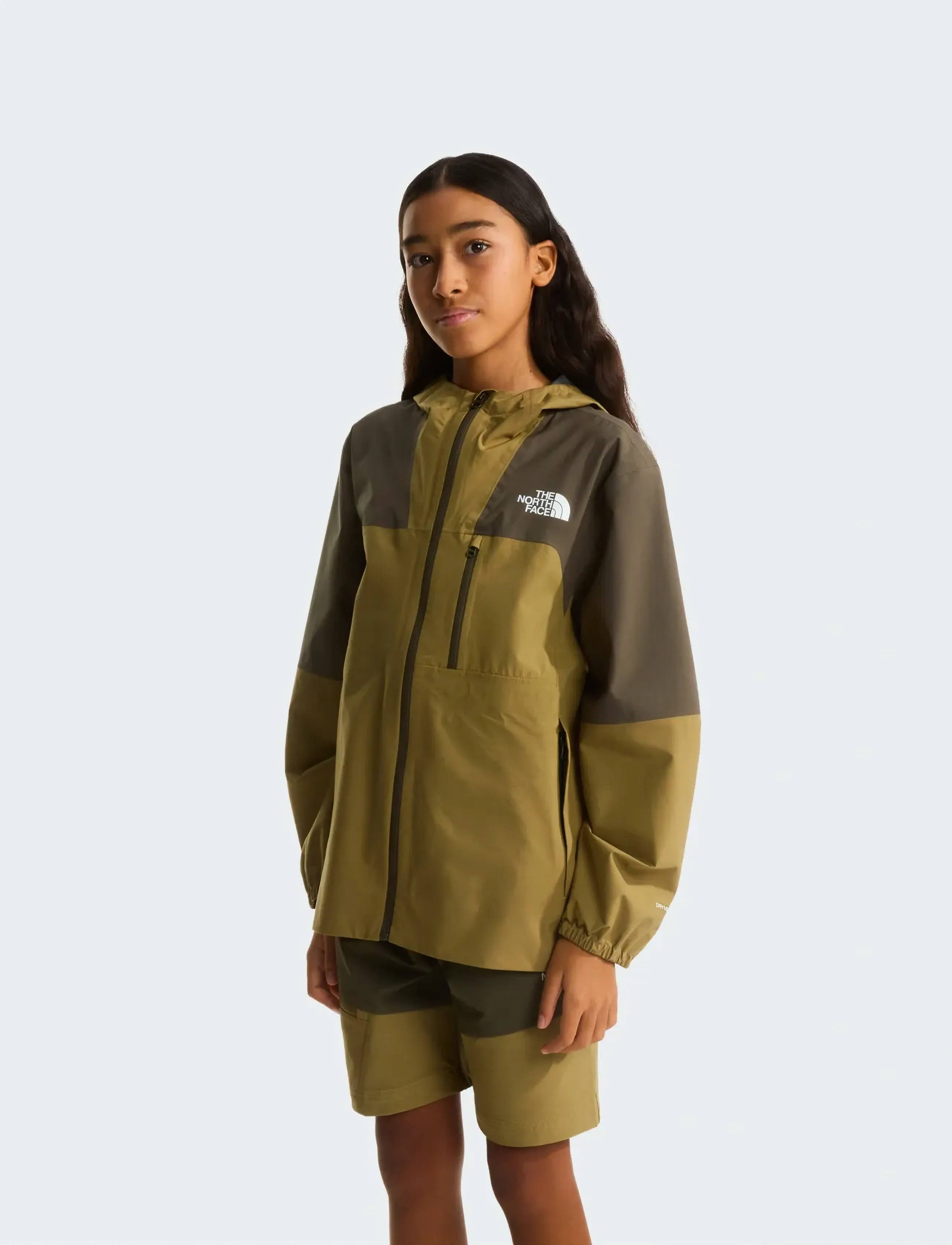 The North Face Teen Hike Packable Shell, S, Shell Clothing, Beige - Jacket, Kinder