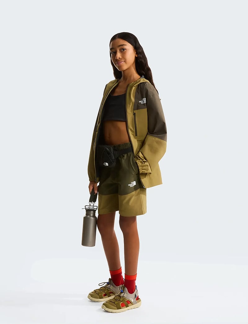 The North Face - TEEN HIKE PACKABLE SHELL - shell- & regenjacken - new taupe green/cedar - 3