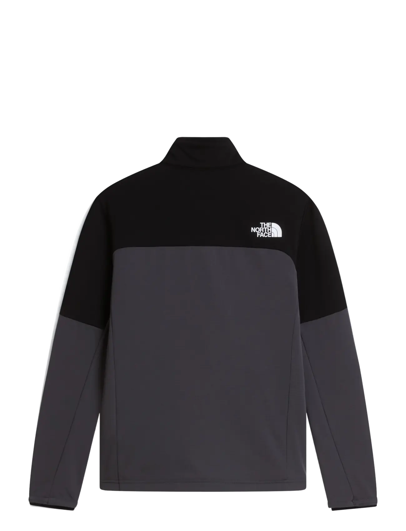 The North Face - TEEN HIKE MIDLAYER FZ - outerwear - anthracite grey/tnf bla - 2